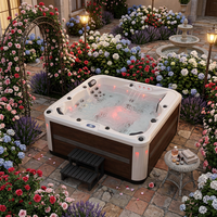 Venta Directa de Fábrica, Bañera de Hidromasaje para Exteriores, Jacuzzi Aristech USA, Acrílico Fundido Reforzado con Fibra de Vidrio, Accesorios Completos