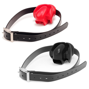 Haute qualité BDSM Silicone bouche Gags jouets sexuels langue Gag balles pour hommes et femmes - Product Image 1