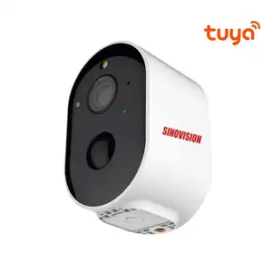 3MP 18650 Daya Rendah Dioperasikan Baterai Wifi IP Video Pengawasan 1080P PIR Nirkabel CCTV Keamanan Kamera WiFi Pintar