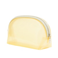 Pochette de maquillage en PVC couleur bonbon, mini organisateur de tuiles de mahjong pour voyage, sac JELLY, pochette de maquillage imperméable en forme de coussin