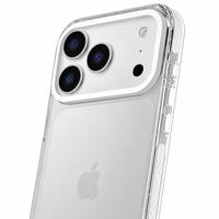 Coque de téléphone rigide en acrylique anti-jaunissement avec pare-chocs souple en TPU, protection antichoc contre les chutes pour iPhone 15 16 17 18 Pro Max