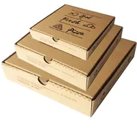 Boîte alimentaire en papier et pizza, impression personnalisée, grande vente en gros, livraison gratuite