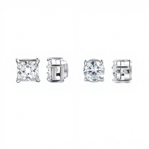 Stainless Steel Zircon <strong>Claws</strong> Magnetic Suction <strong>Earrings</strong> for Men Women Ear Clips Wholesale Simple Wear Damaging Ears - Product Image 6