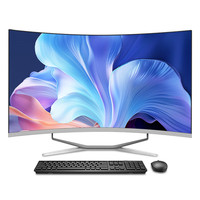 Hot Selling Gaming Desktop Computer 24 27 32 Inch in I9 Monoblock Curved Monitor Computadora All in One PC I7 I5 AIO Gaming PC