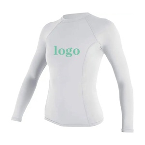 เสื้อรัดรูปแขนสั้นขายส่งสำหรับผู้ชายและผู้หญิง เสื้อรัดรูปแบบกำหนดเอง เสื้อคอมเพรสชั่น เสื้อสำหรับเล่นเซิร์ฟ - Product Image 5