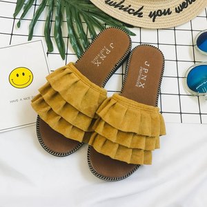 Nouvelles pantoufles rafraîchissantes pour femmes, à talon plat, polyvalentes, à lacets et à bride unique, vente en gros - Product Image 5