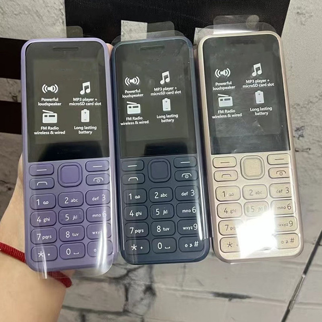 100% Brand New Dual SIM Feature Phone 2023 130 105 106 110 120 Factory Wholesale Original Dual SIM Standby Large Battery Mobile