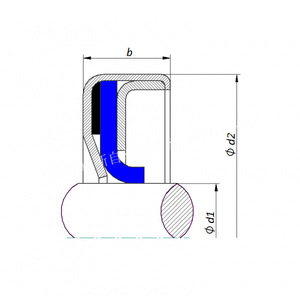 ElringKlinger Shaft <b>Seal</b> 80x100x10 Stainless Steel End Face <b>Seal</b> For Mechanical Applications - Product Image 5