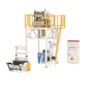 Mono layer plastic film production line HDPE LDPE blowing film machine