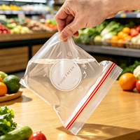 Op maat gemaakte ziplock zakjes voor voedselverpakkingen, fruit, hersluitbare ziplock zakjes, transparante plastic zakjes voor fruit & groenten.