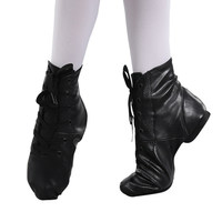Chaussures de danse classique pour adultes BW13, bottes de jazz montantes en PU, bottes de danse moderne à semelle souple pour examens, spectacles et entraînements