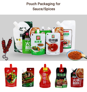 250Ml Océan En Plastique Thé Chaud Boissons Énergisantes Sauce Tomate Standup Bec Rond Forme De Jus Pochette Pour Boisson