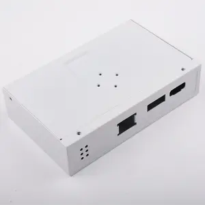 Casing Router aluminium ekstra kustom paket baterai tahan air casing PCB kotak ekstrusi penutup instrumen elektronik aluminium