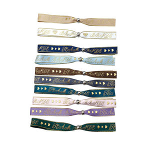 Pulsera de tela tejida personalizada para eventos VIP, ideal para festivales y eventos promocionales - Product Image 2