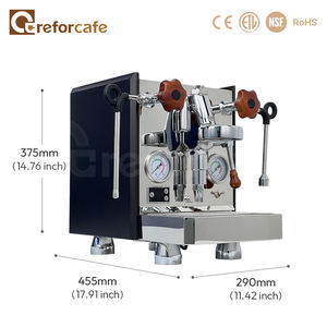 Lujo 1 grupo bomba rotativa Hotel cafetería tienda comercial profesional manual E61 máquina de café espresso - Product Image 6