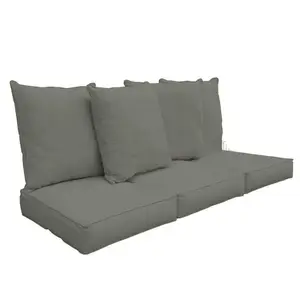 Custom Outdoor Diepe Zitkussens Hoes Voor Patio Meubelen Kussenhoezen Waterdicht Strand Tuin Sofa Kussen