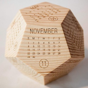 Unique Créatif <span class=keywords><strong>En</strong></span> <span class=keywords><strong>Bois</strong></span> Massif <span class=keywords><strong>Calendrier</strong></span> Décoration De Bureau <span class=keywords><strong>Calendrier</strong></span> - Product Image 3