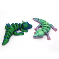Modelo de Juguete de Dragón Miniatura Impreso en 3D, Articulación Móvil Creativa para Niños Modernos, Adorno de Animales y Dinosaurios