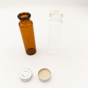 Sıcak Satışlar 20ml Amber Renkli Yeniden Kullanılabilir Vidalı Kapaklı Cam Şişeler OEM Destekli Laboratuvar Kullanımı İçin Numune Şişesi - Product Image 2