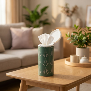 Cilindro de papel de pulpa de madera original para pañuelos de coche, personalizado, ecológico, impreso, al por mayor - Product Image 2