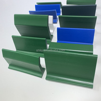 Barres de guidage en céramique Pvc, bandes de convoyeur Pvc avec taquet de déflecteur