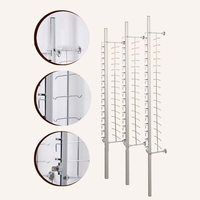 High Quality 18 Pairs Aluminium Eyewear Displays Rack Optics Instruments for Glasses Display