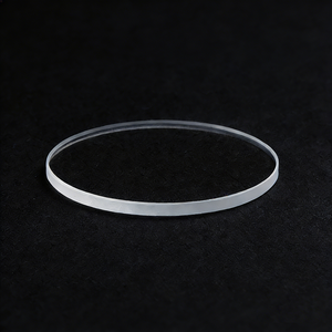 แผ่นควอตซ์ทรงกลมโปร่งใสสูง ทนต่ออุณหภูมิสูงสำหรับการใช้งานทางอุตสาหกรรมอิเล็กทรอนิกส์ด้านแสง - Product Image 4