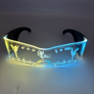 <span class=keywords><strong>Gafas</strong></span> Acrílicas Plegables, Protección <span class=keywords><strong>de</strong></span> <span class=keywords><strong>Seguridad</strong></span> Directa del Fabricante, Estilo Cyberpunk, LED <span class=keywords><strong>de</strong></span> Moda, Navidad, Año Nuevo, ÉXITO <span class=keywords><strong>DE</strong></span> VENTAS - Product Image 2