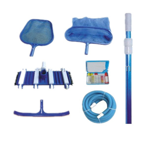 Nouveauté <span class=keywords><strong>Poolstar</strong></span> P1305, écologique, pelle à feuilles de piscine en aluminium télescopique à 3 sections, poignée en plastique, longueur totale 120 cm - Product Image 2