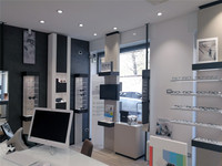 Étagère murale flottante avec led pour salon optique, affichage sur mesure, 1 pièce