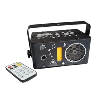 Nouvelle barre de lumière DMX/KTV 5-en-1 laser et LED à activation vocale, avec tension universelle, pour scène et événements transfrontaliers, effet flash rave