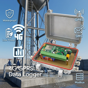 4G GPRS Data Logger Waterproof Low Power <b>Battery</b> <b>Operated</b> SMS Upload Modbus RTU Water Level Monitoring Device - Product Image 1