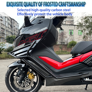 Nouvelle barre de protection avant et arrière Zongshen <span class=keywords><strong>Cyclone</strong></span> RT3, pare-chocs anti-chute, protection de silencieux, accessoires de modification de scooter, acier - Product Image 3