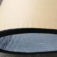 Panneau d'isolation en mousse NBR/PVC écologique personnalisé, mousse de caoutchouc noire pour usage extérieur et industriel, isolation thermique