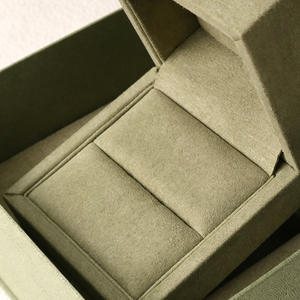 Manufacturer Customized Magnetic Eco-friendly Cardboard Outer Flip Top <b>Box</b> Microfiber Inner <b>Ring</b> <b>Box</b> Premium Jewelry Storage <b>Box</b> - Product Image 5
