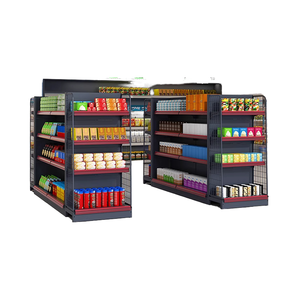 高容量スーパーマーケット棚軽量金属ディスプレイスタンド効率的な店舗保管と整理 - Product Image 2