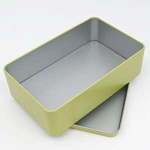 Custom Eco-Friendly Recyclable Long Rounded-Corner Rectangle Metal Tin <b>Box</b> Multi-Color Food Grade <b>Empty</b> Tin Cookie Mooncake <b>Gift</b> - Product Image 3