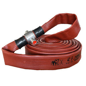 Tuyau d'incendie/d'eau en toile PVC <span class=keywords><strong>de</strong></span> bonne qualité avec raccord et <span class=keywords><strong>buse</strong></span> - Product Image 2