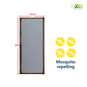 <span class=keywords><strong>Mosquitera</strong></span> <span class=keywords><strong>enrollable</strong></span> retráctil con marco de aluminio <span class=keywords><strong>para</strong></span> <span class=keywords><strong>puerta</strong></span>, antimosquitos, insectos y moscas. - Product Image 5