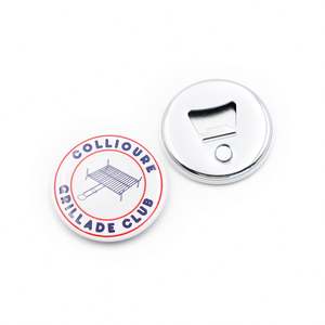 Abridor de Botellas Magnético Personalizado Estilo Boho, Recolector de Tapas, Botón de 58 mm con Imán - Product Image 3