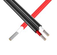 TÜV-geprüftes, verzinnetes Kupfer-Doppeladerkabel mit XLPO-Isolierung für Solaranlagen, 4mm²