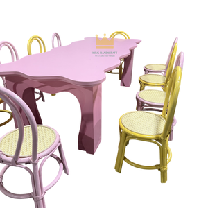 Sillas Infantiles de Ratán Hechas a Mano, Decoración para Fiestas de Cumpleaños, Asientos para Eventos Infantiles, Muebles Ecológicos Naturales - Product Image 2