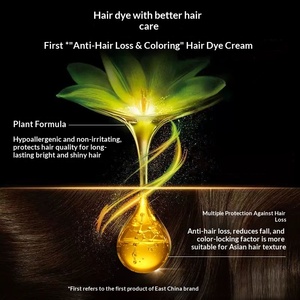 Crema Colorante Permanente per <span class=keywords><strong>Capelli</strong></span> Zhang Hua Dong Flower Care, Formula Nutriente, Nero <span class=keywords><strong>Naturale</strong></span>/Marrone Scuro/Caffè Intenso - Product Image 5