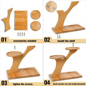 Platillos <span class=keywords><strong>de</strong></span> bambú <span class=keywords><strong>de</strong></span> 3 niveles, soporte individual <span class=keywords><strong>para</strong></span> escritorio <span class=keywords><strong>de</strong></span> oficina en casa, decoración interior, Mini maceta <span class=keywords><strong>de</strong></span> flores <span class=keywords><strong>de</strong></span> <span class=keywords><strong>Cactus</strong></span>, maceta decorativa <span class=keywords><strong>para</strong></span> jardín - Product Image 3