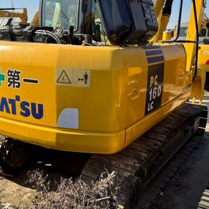 Excavadora Mediana Usada Komatsu PC160-7 de 16 Toneladas en Buen Estado, Entrega Rápida con Componentes Principales: Motor, Caja de Cambios, Engranajes - Product Image 5