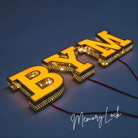 Enseigne lumineuse LED 3D en acrylique à lettres canal rétroéclairées pour entreprises, signalétique extérieure, panneau publicitaire