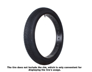 ยางจักรยานยี่ห้อ K1167 ขนาด 20x4.0 สำหรับจักรยานชายหาด ยางตัน ขนาด 26x4.0 สำหรับจักรยานหิมะ ยางหนาแบบรังผึ้ง ยางยางตันแบบหนา - Product Image 3