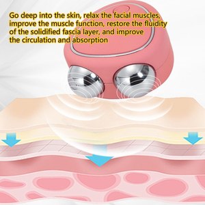 Rodillo masajeador facial 3D, masaje de elevación Facial, Microcorrientes giratorias, eliminación de arrugas, apriete, antiarrugas, piel Facial, <span class=keywords><strong>SPA</strong></span>, <span class=keywords><strong>Belleza</strong></span> - Product Image 4