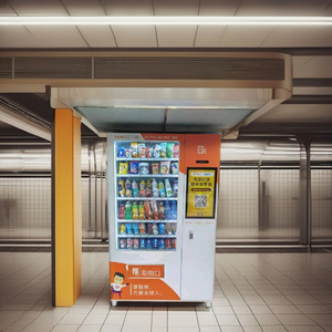 Combo máy bán hàng tự động sản phẩm vật nuôi công suất lớn hiệu sách máy bán hàng tự động với tiền giấy tiền xu hoạt động ngoài trời máy bán hàng tự động - Product Image 1