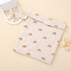 Tas Popok Bayi Custom, Kantong Organizer, Tas Makeup Travel, Penyimpanan Popok Kain - Motif Katun Muslin Beragam Tersedia - Product Image 4